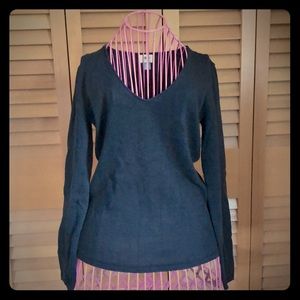 Black lightweight sweater